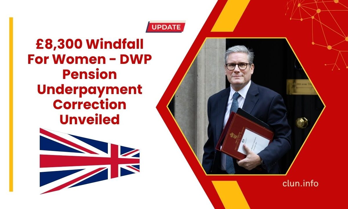£8,300 Windfall For Women - DWP Pension Underpayment Correction Unveiled