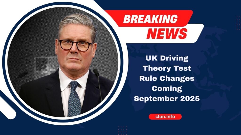 UK Driving Theory Test Rule Changes Coming September 2025 – Everything Learner Drivers Need To Know