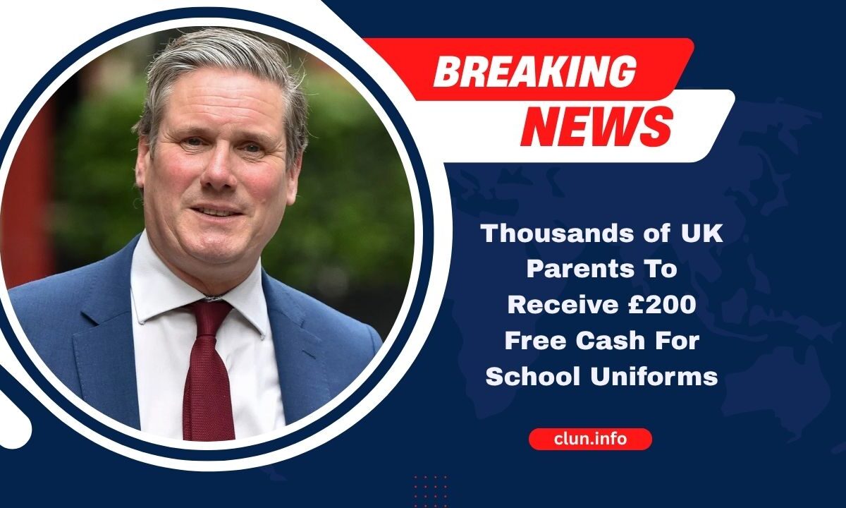 Thousands of UK Parents To Receive £200 Free Cash For School Uniforms – Check Eligibility And Council Support