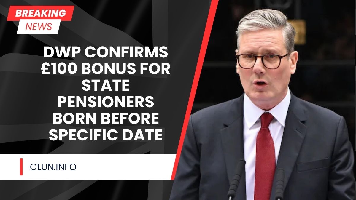 DWP Confirms £100 Bonus for State Pensioners Born Before Specific Date
